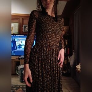 Free People Floral/Sunflower Dress